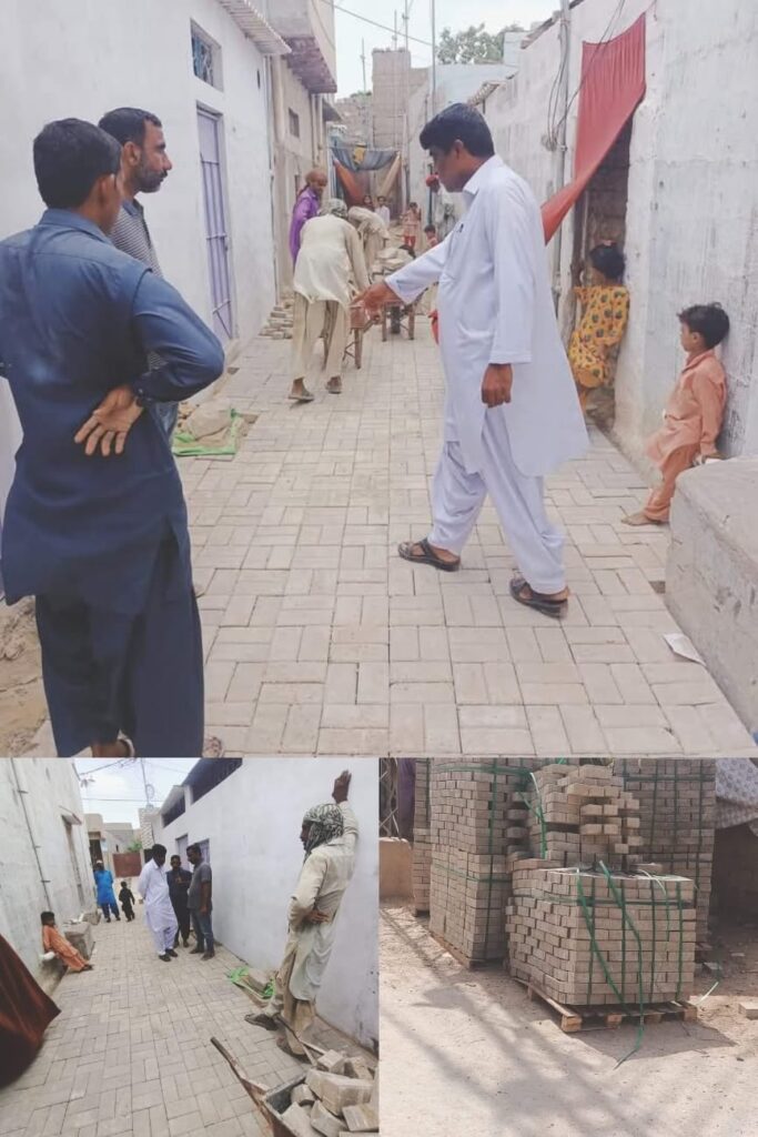 Installation of Paver Block in UC GareebaBad Malir