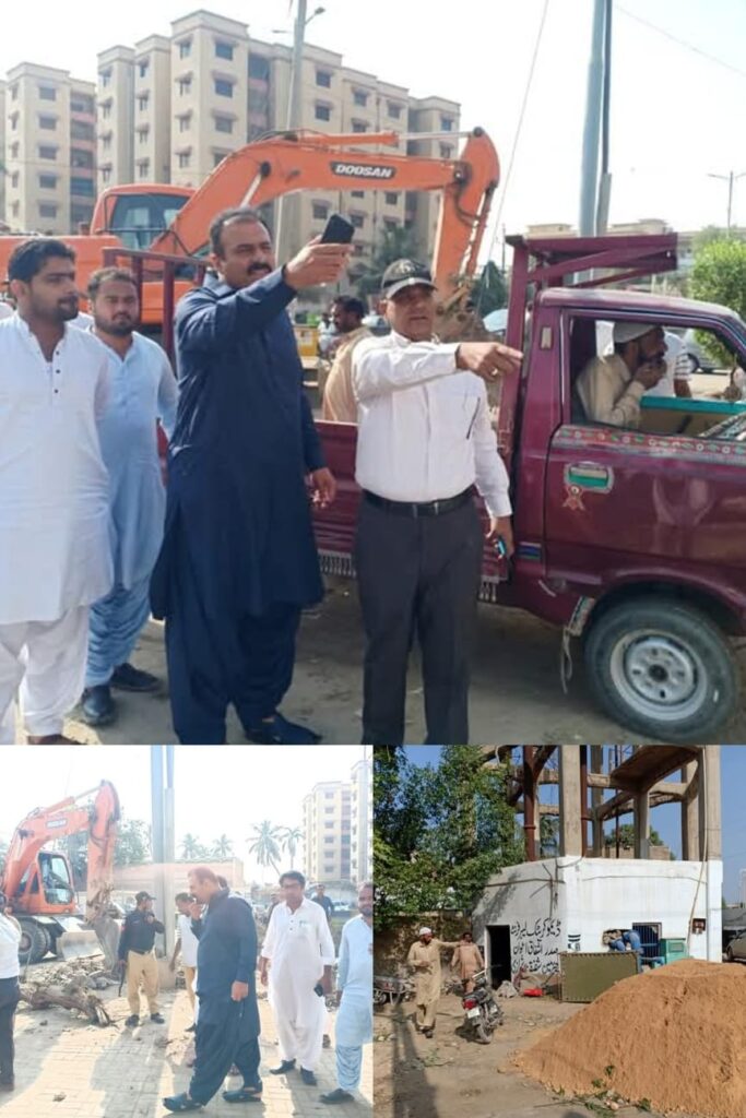 Repair & maintenance work of Muhammadi water pumping station malir